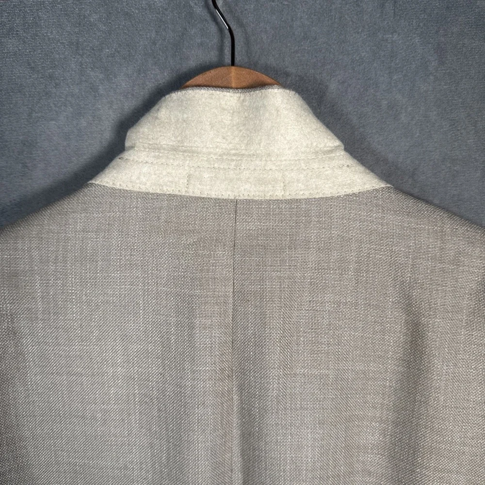 Lauren Ralph Lauren 50L Hopsack Sport Coat Blazer Tan Beige 2 Button Textured